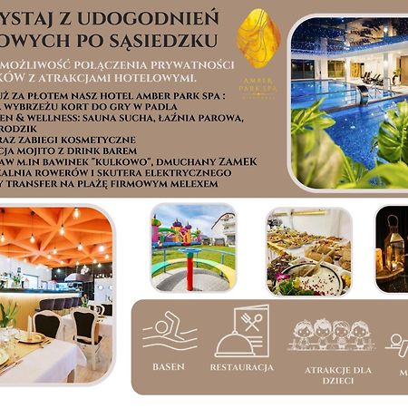 Olivina Park Spa - Domki Z Dostepem Do Krytego Basenu, Saun, Wyzywienia I Atrakcji Dla Dzieci Niechorze Exterior foto